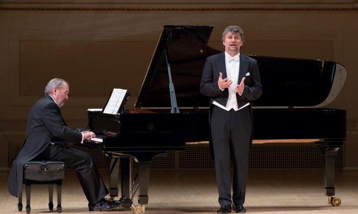 Tenor Jonas Kaufmann Sings ‘Die schöne Müllerin’ at Carnegie Hall