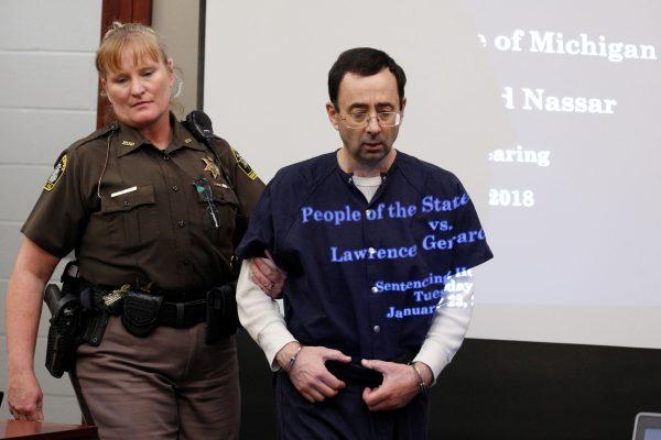 Larry Nassar during his sentencing hearing in Lansing, Michigan, U.S., Jan. 23, 2018. (Reuters/Brendan McDermid/File Photo)