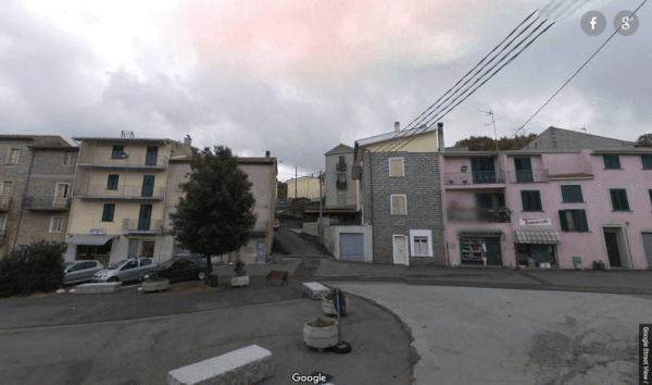 Dwellings in Ollolai, Sardinia. (Google Maps)