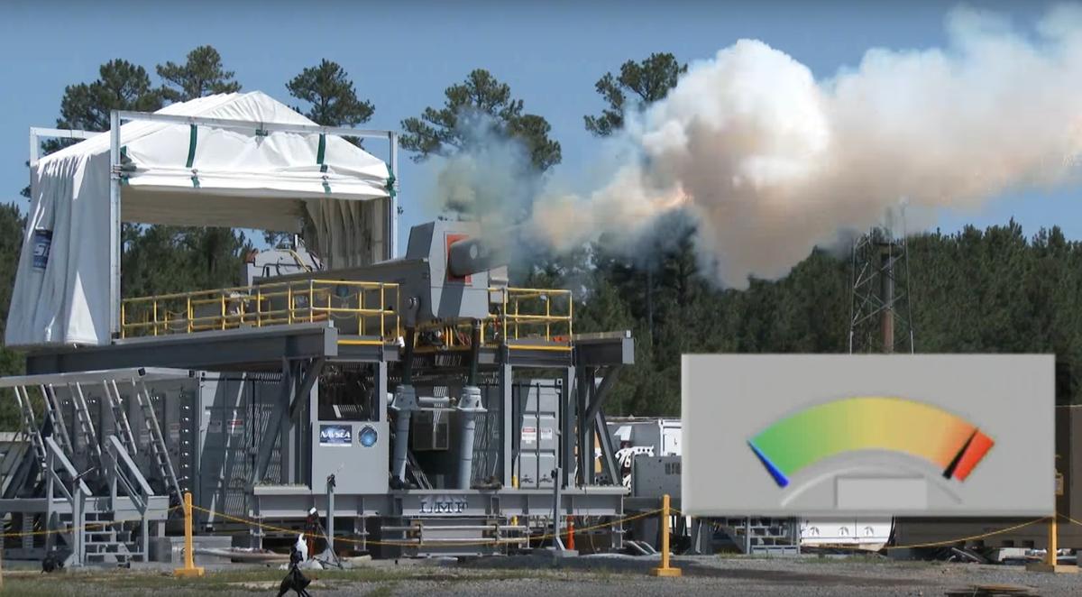 A screenshot from a video released by the U.S. Navy in 2017 showing the firing of the Navy's experimental electromagnetic railgun. Despite successful tests on the ground, the U.S. Navy has yet to outfit a railgun on any existing warship. (Office of Naval Research)