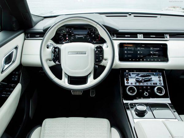The interior of the 2018 Range Rover Velar. (Courtesy of netcarshow.com)