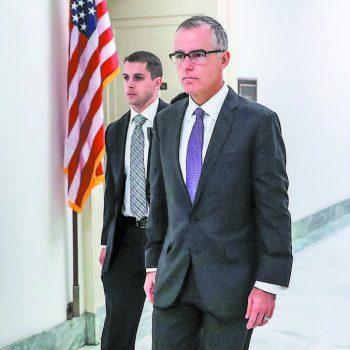FBI Deputy Director Andrew McCabe before a meeting with members of the oversight and government reform and judiciary committees on Dec. 21, 2017. (CHIP SOMODEVILLA/GETTY IMAGES)