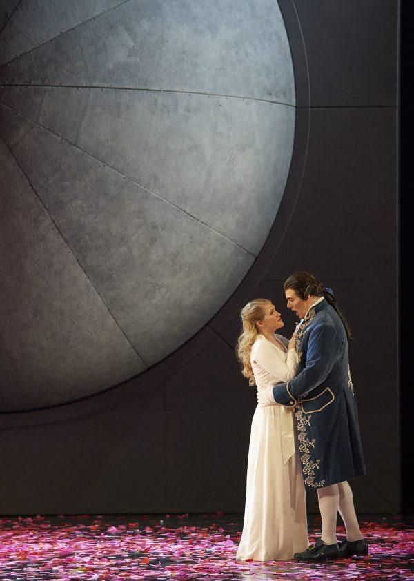 Jane Archibald as Konstanze and Mauro Peter as Belmonte. (Michael Cooper)