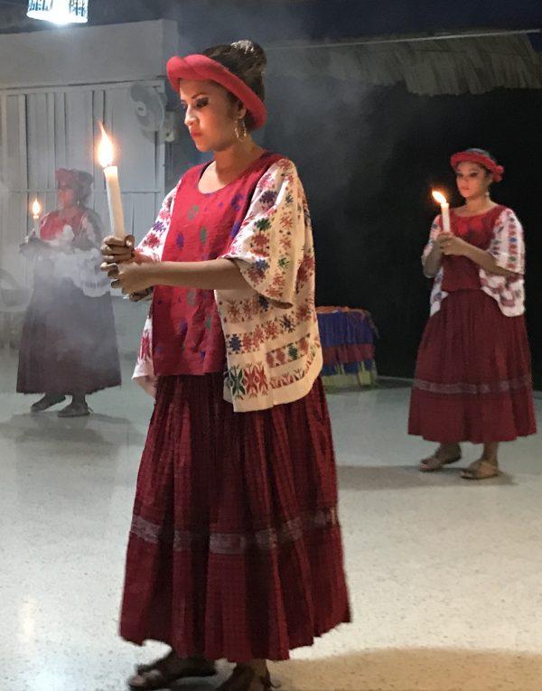 Authentic Mayan dance performance at Villa Maya in Petenchel. (Beverly Mann)