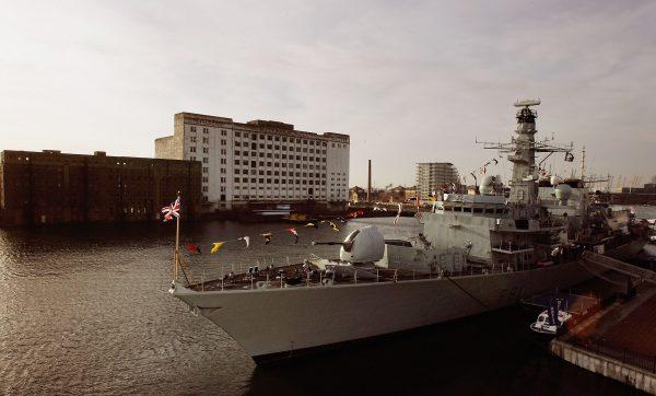 This file photo from 2005 shows a general view of H.M.S. Sutherland at the Schroders London Boat Show. (Bruno Vincent/Getty Images)