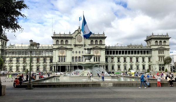 National Palace, built in 1843, in the main square of Guatemala City. (Beverly Mann)