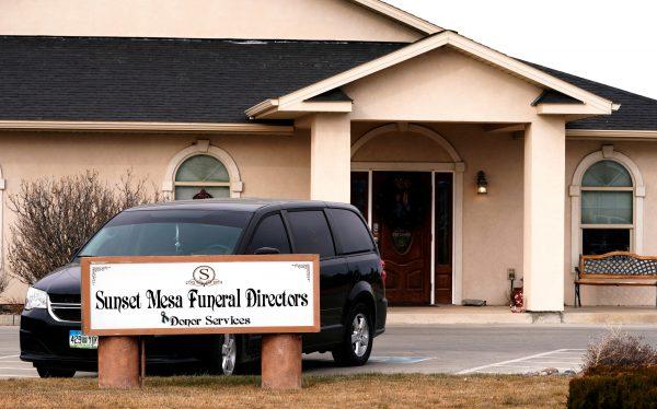 The Sunset Mesa Funeral Directors and Donor Services building in Montrose, Colorado, U.S., Dec. 16, 2017. (Reuters/Rick Wilking/File Photo)