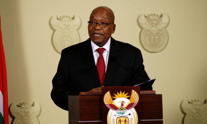 Former South African Leader Zuma Sentenced to 15 Months in Jail