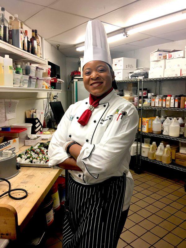 The Sagamore Resort's pastry chef Keisha Sanderson Treasure. (Isabelle Kellogg)