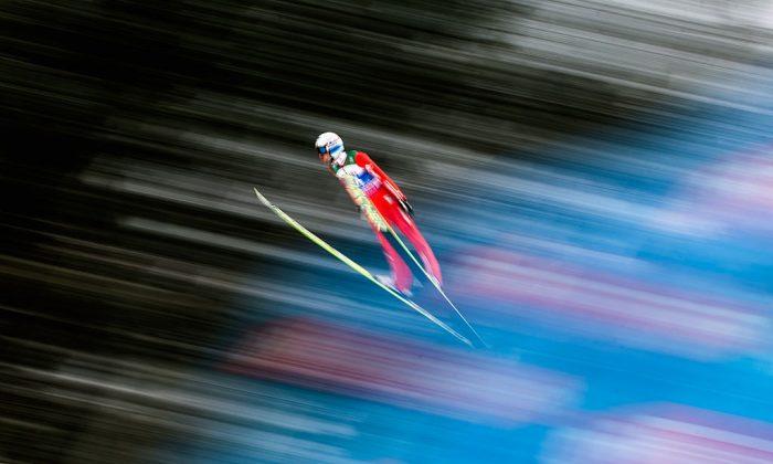Anders Bardal of Norway competes on day 7 of the Four Hills Tournament in Austria, January 5, 2015.<br/>(Alexander Hassenstein/Bongarts/Getty Images)