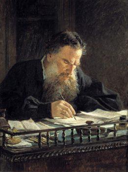 “Leo Tolstoy,” 1884, by Nikolai Ge. (Public Domain)