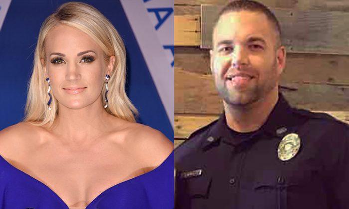 Country Music Star Carrie Underwood Donated $10,000 to Injured Assistant Police Chief