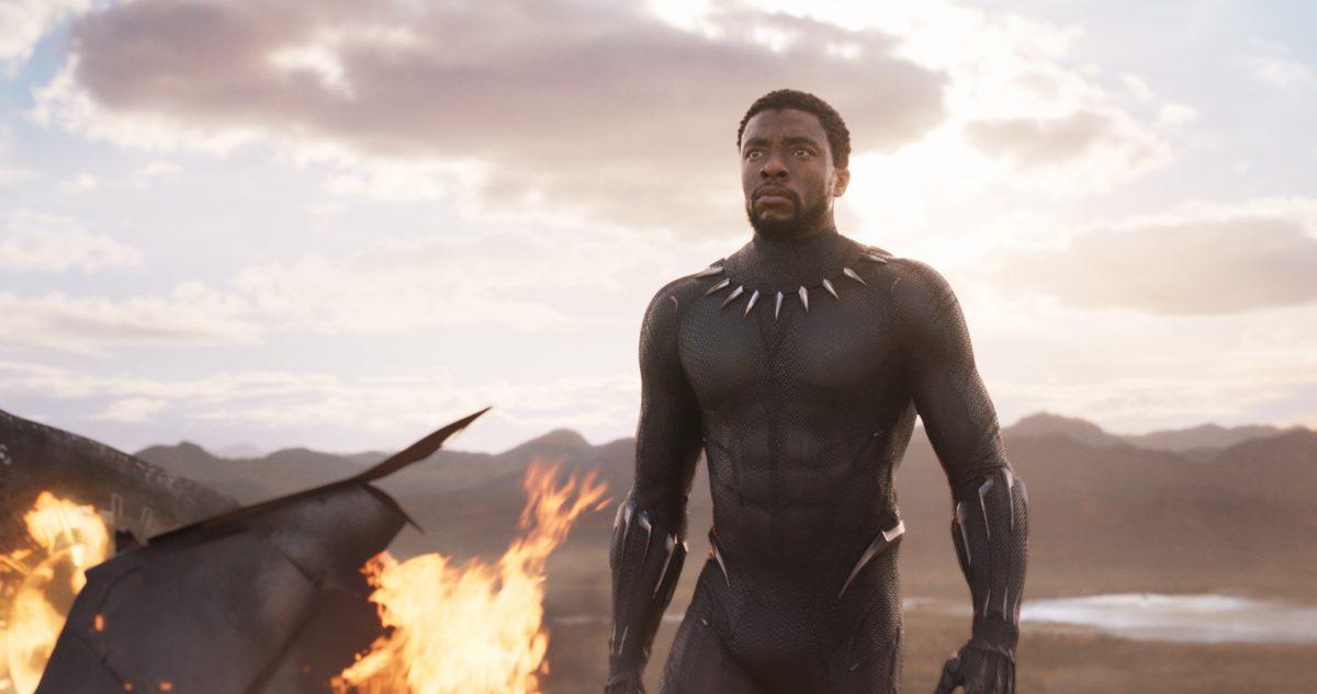 Chadwick Boseman as the title character in “Black Panther.” (Matt Kennedy/Marvel Studios)