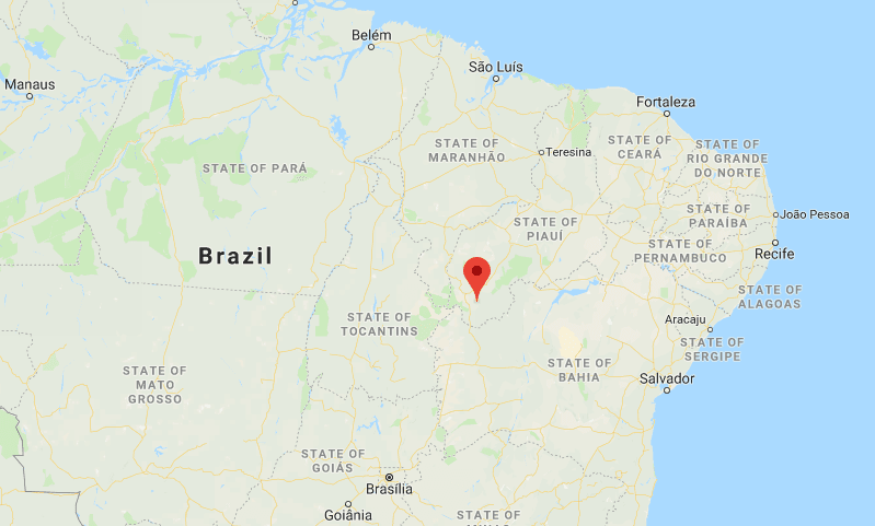 Riacho Frio, Brazil. (Screenshot via Google Maps)