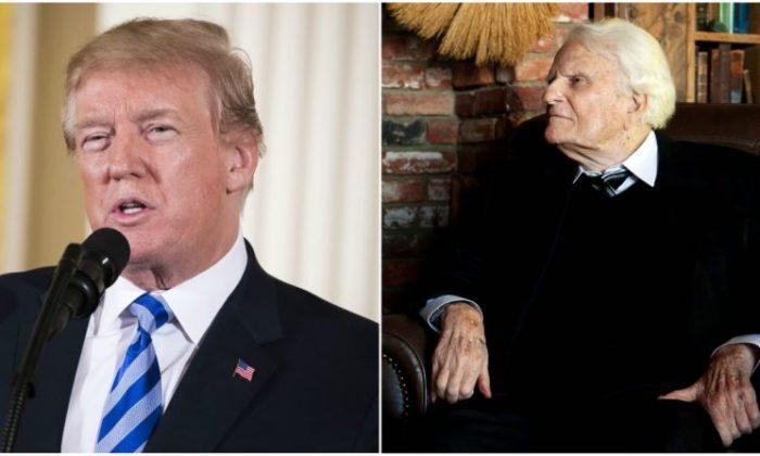 Trump Releases Statement on Passing of Billy Graham