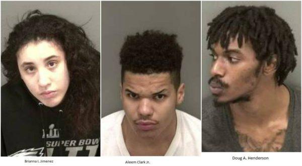 L-R: Brianna Jiminez, Aleem Clark, Doug Henderson. (Woodbury City Police Department)