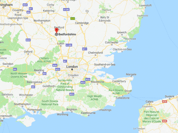 Kirkwood said she bought the school skirt from an Asda store in Dunstable in Nottingham, UK. (Screenshot via Google Maps)