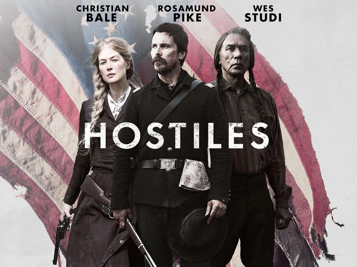 Movie poster for “Hostiles.”