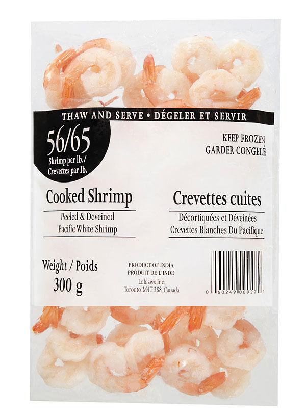 Loblaw Recalls Cooked Shrimp Packages in Canada, Due to Bacteria Risk