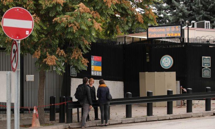 US Embassy in Ankara Says Will Be Closed on Monday Due to Security Threat