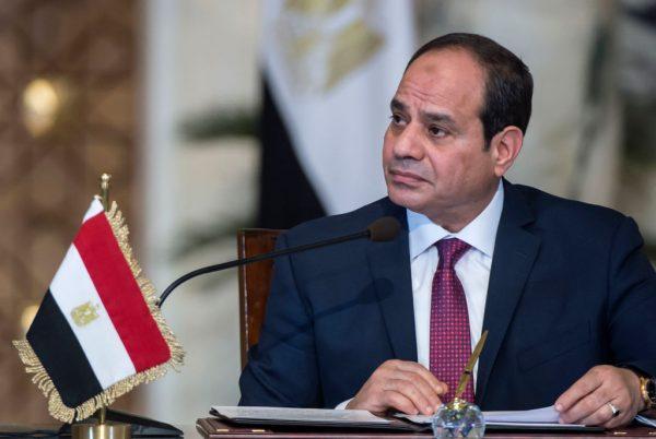 Egyptian President Abdel Fattah al-Sisi attends a press conference in the capital Cairo on Dec. 11, 2017. (Khaled Desouki/AFP/Getty Images)