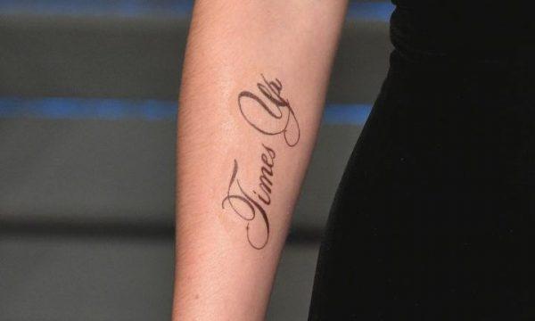 Emma Watson's grammatically incorrect tattoo. (Dia Dipasupil/Getty Images)