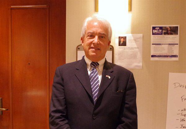 Republican gubernatorial candidate and CRA member John Cox in Buena Park, Calif., on March 4, 2018.  (Yaning Liu/The Epoch Times)