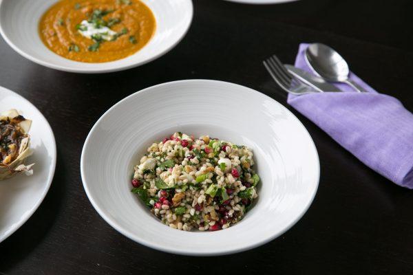 Barley and Pomegranate Salad. (Benjamin Chasteen/The Epoch Times)