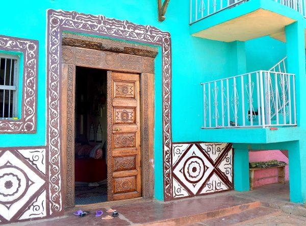 One of the colorful homes in the seventh-century walled city of Harar Jugol, a UNESCO World Heritage site. (Giannella M. Garrett)
