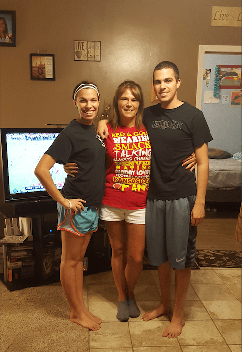 L–R: Sarah, Michelle, and Scott Root Jr. in September 2015, four months before Sarah was killed. (Courtesy of Michelle Root)