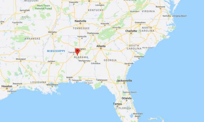 Bibb C.ounty, Alabama. (Screenshot via Google Maps)