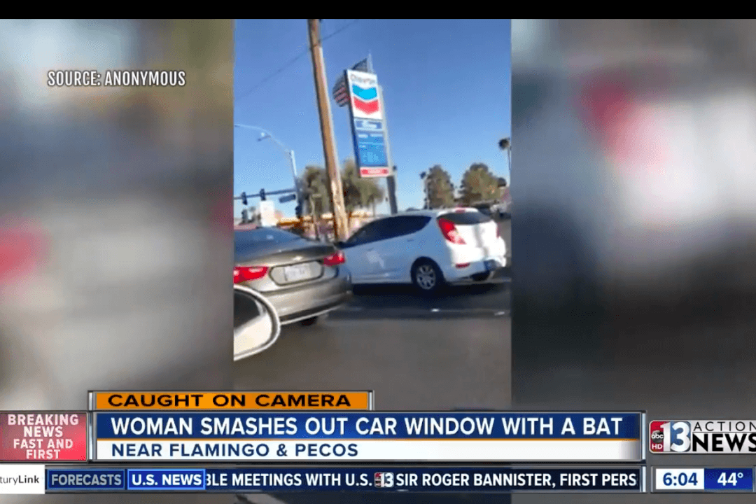 Woman in Las Vegas Bashes in Car Window with Bat in Fit of Road Rage