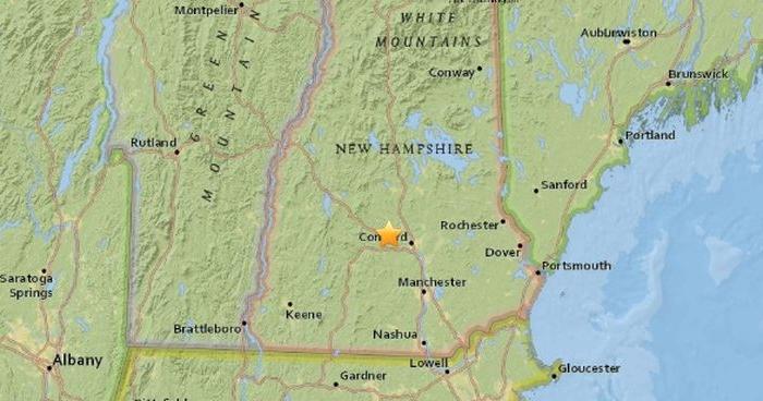 Small Earthquake Hits New Hampshire