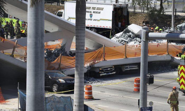 Several Killed When Foot Bridge Collapses at Florida University
