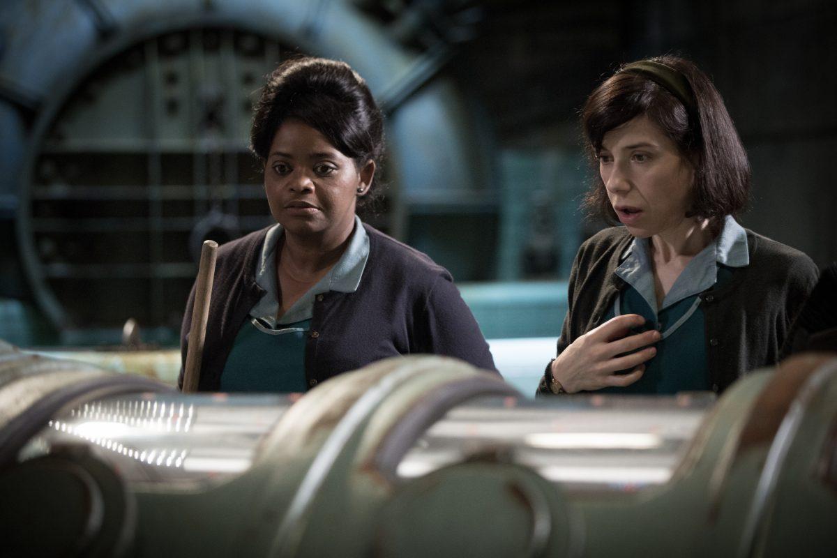 Octavia Spencer (L) and Sally Hawkins in the film “The Shape of Water.” (Kerry Hayes/20th Century Fox Film Corporation)