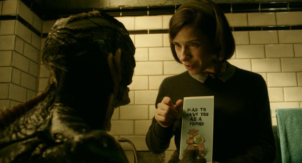 Doug Jones and Sally Hawkins in the film “The Shape of Water.” (Fox Searchlight Pictures/20th Century Fox Film Corporation)