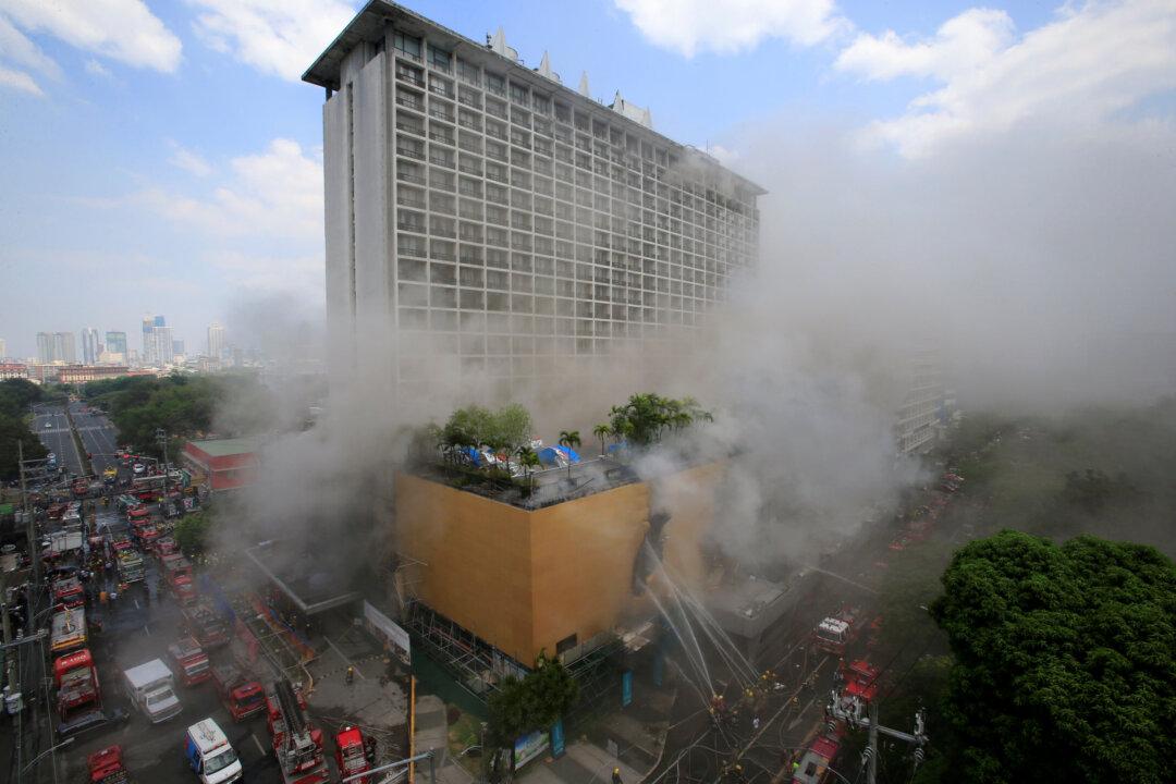 Death Toll in Philippine Hotel Fire Rises to Five