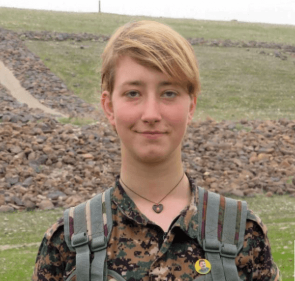 Anna Campbell, 26, was a volunteer with the U.S.-backed Kurdish Women’s Protection Units (Photo: Handout)