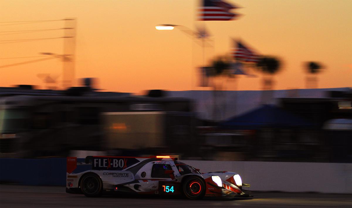 Core Autosport finished fourth overall, the first P2 and the first Pro-Am car. (Chris Jasurek/Epoch Times)