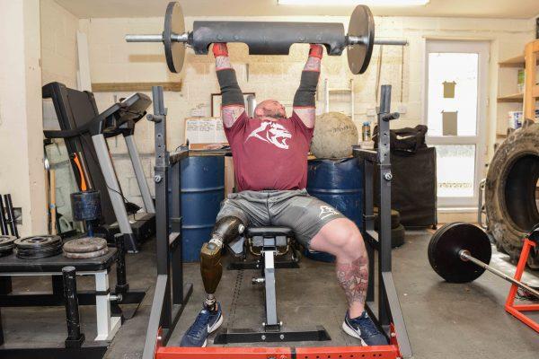 Mark Smith who is Britain's Strongest Disabled Man, has global ambitions. (SWNS)