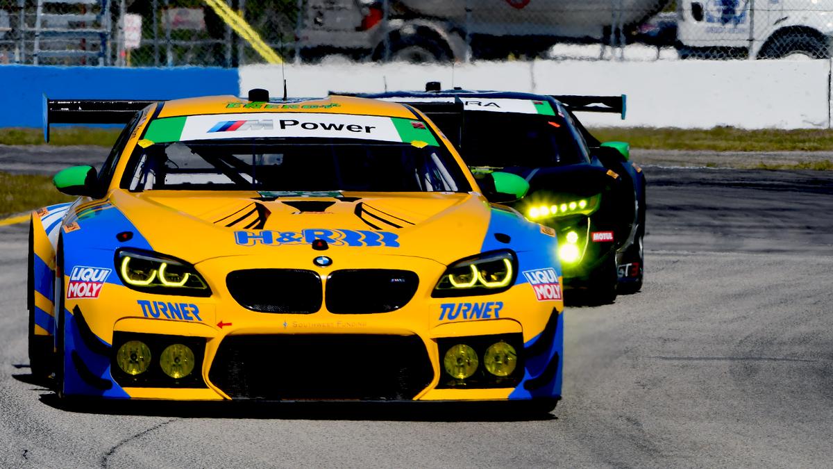 Another car which looked great but didn’t finish well, the #96 Turner BMW came home 11th in class. (Bill Kent/Epoch Times)