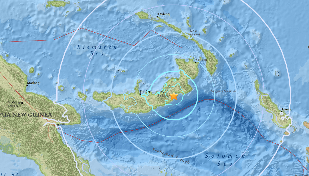 Magnitude 6.8 quake hits near Papua New Guinea: USGS
