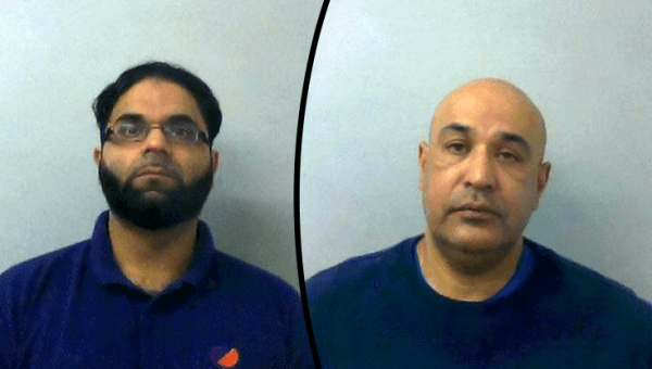 Kameer Iqbal (L) and Alladitta Yousaf, were convicted on charges related to being part of a "depraved" child sex exploitation gang. (SWNS)