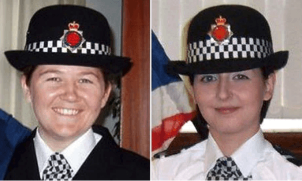 Police Constables Fiona Bone and Nicola Hughes were killed by Dale Cregan in a horrific way. (Greater Manchester Police)