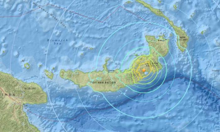 6.9-Magnitude Earthquake Hits Near Papua New Guinea