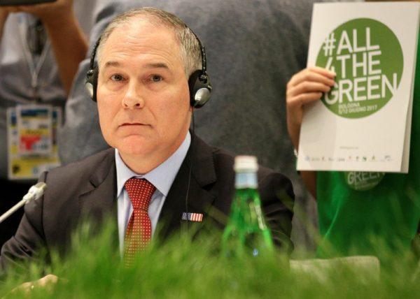 Environmental Protection Agency (EPA) Administrator Scott Pruitt attends during a summit of Environment ministers from the G7 group of industrialized nations in Bologna, Italy, June 11, 2017. (Max Rossi/Reuters)