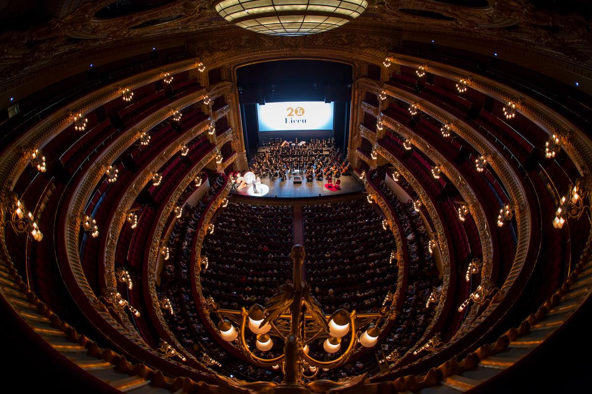 A general view of the Liceu Theater in Barcelona, Spain on Feb. 6, 2017. (Xavi Torrent/Getty Images)