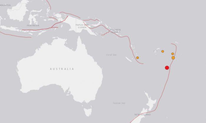 6.3 Magnitude Earthquake Strikes Southwest of Tonga