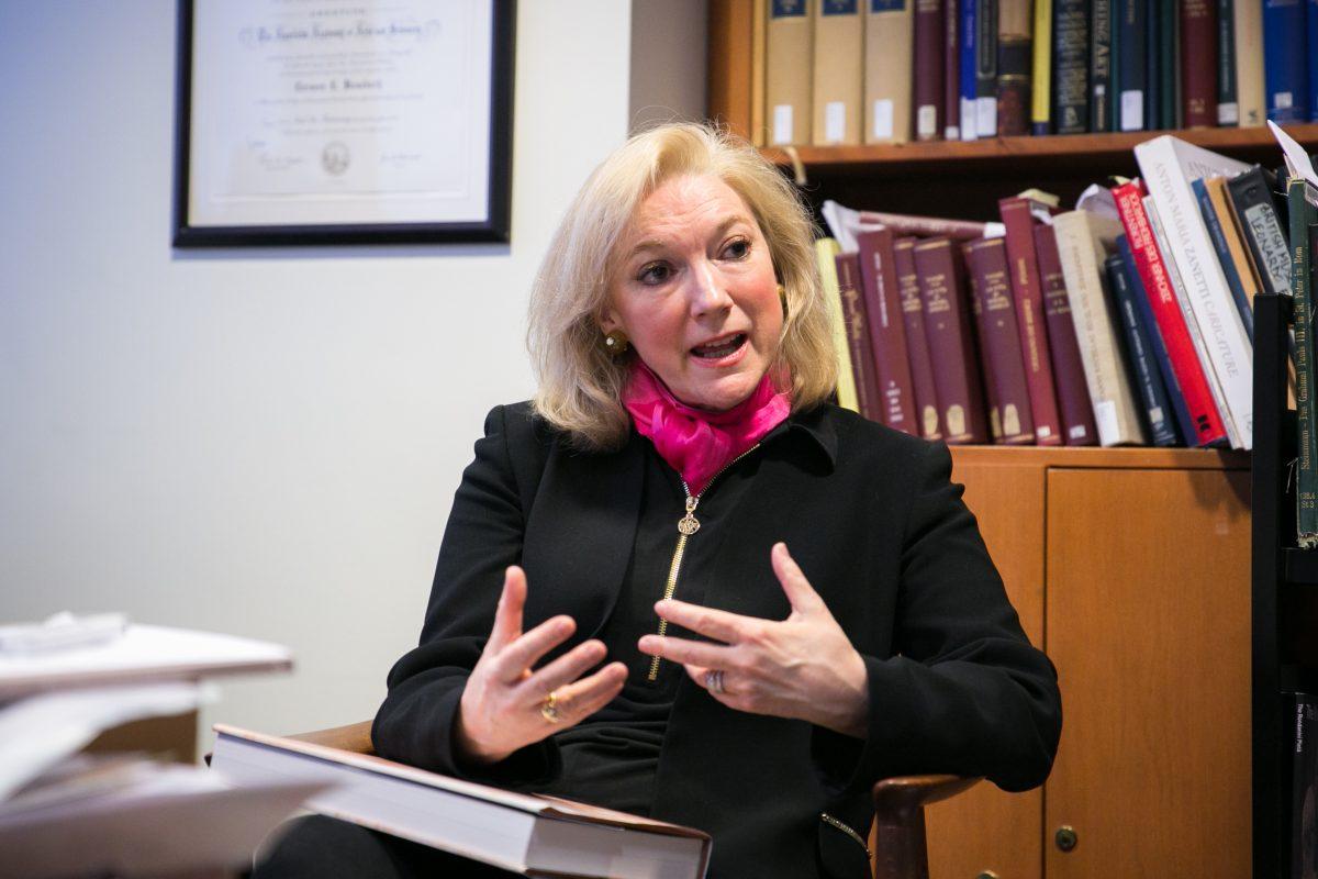 Dr. Carmen Bambach, curator of Italian and Spanish drawings at The Metropolitan Museum of Art, in her office at The Met on March 13, 2018. (Benjamin Chasteen/The Epoch Times)