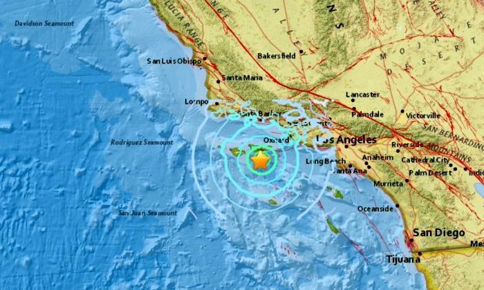 ‘Moderate’ 5.3-Magnitude Earthquake Hits Off California Coast